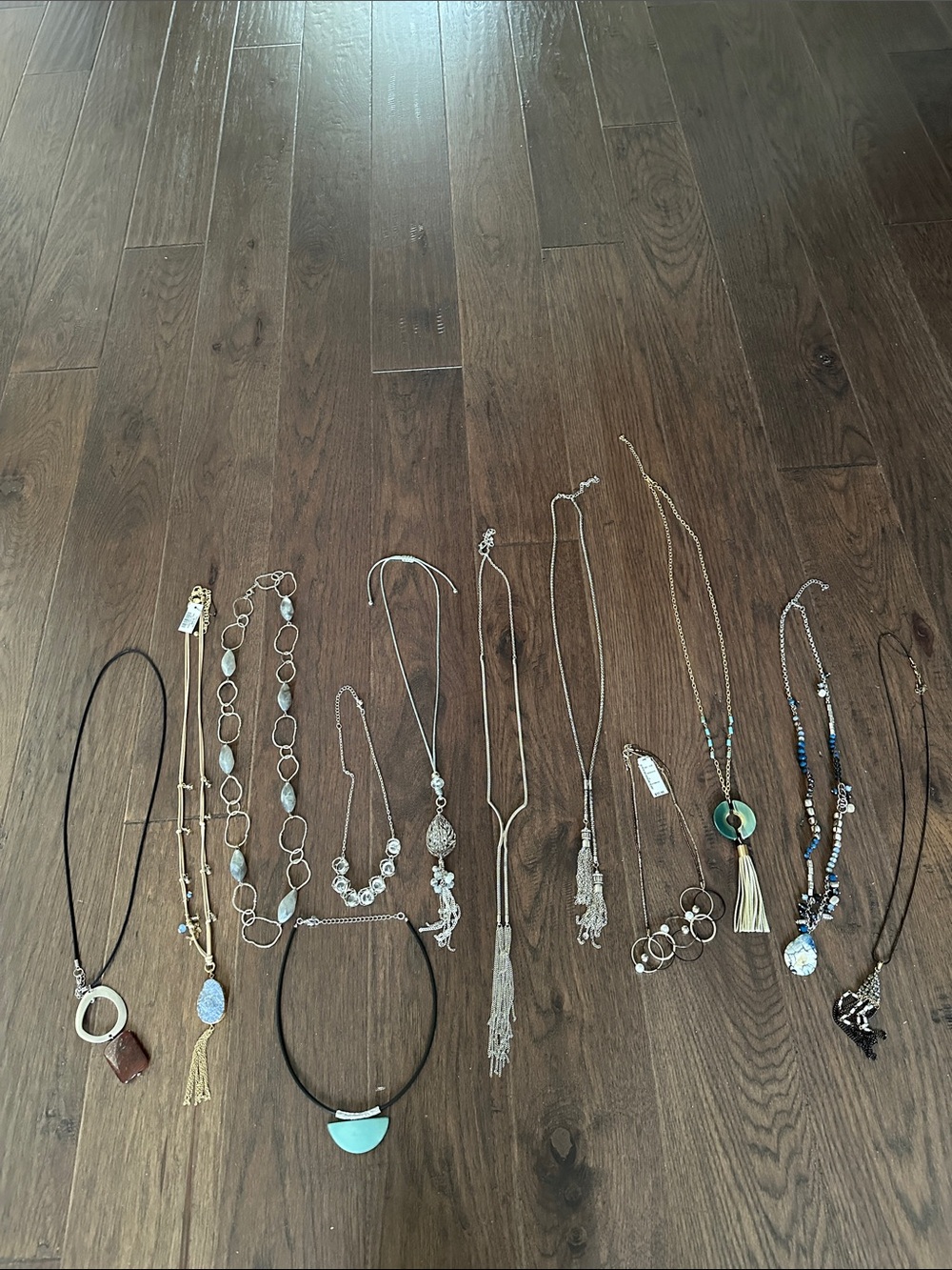 12 bundle of Pendant & Chain Necklaces
